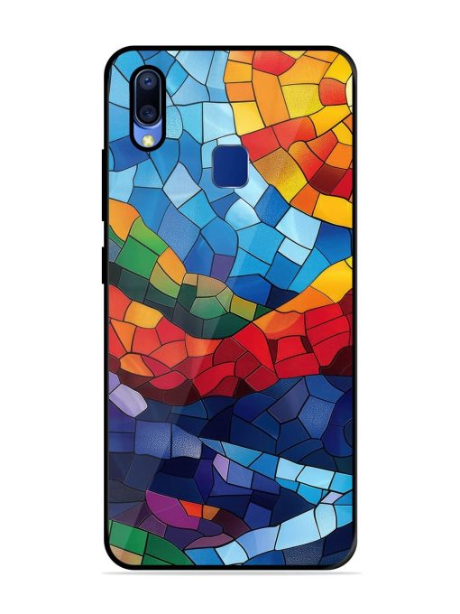 Mosaic Sunset Glossy Soft Edge Case for Vivo Y95 Chachhi