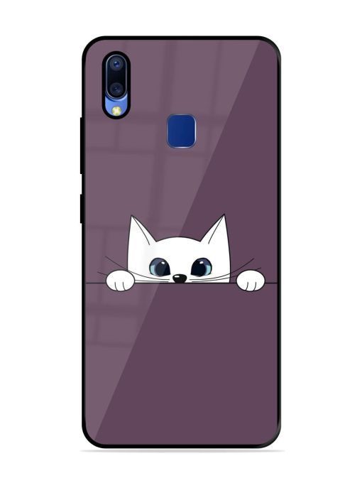 Peek-A-Boo Kitty Glossy Soft Edge Case for Vivo Y95 Chachhi