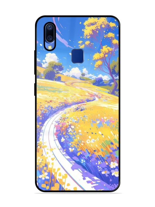 Vibrant Spring Meadow Glossy Soft Edge Case for Vivo Y95 Chachhi