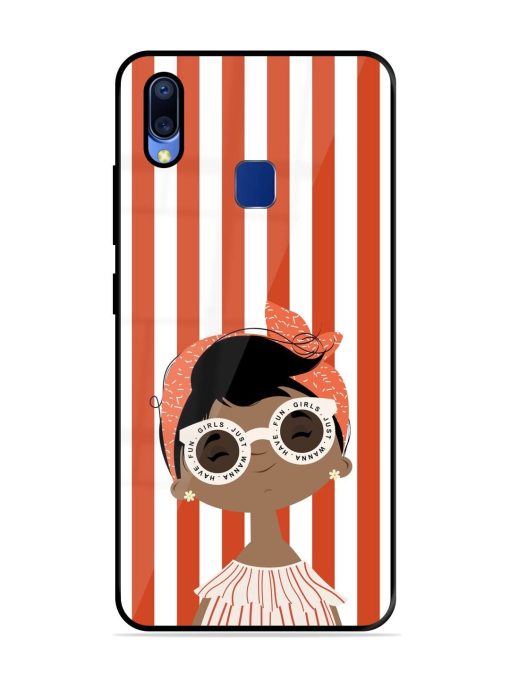 Girls Just Wanna Have Fun Glossy Soft Edge Case for Vivo Y95 Chachhi