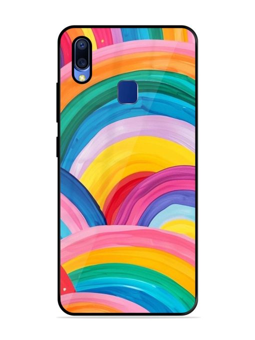 Rainbow Cascade Glossy Soft Edge Case for Vivo Y95 Chachhi