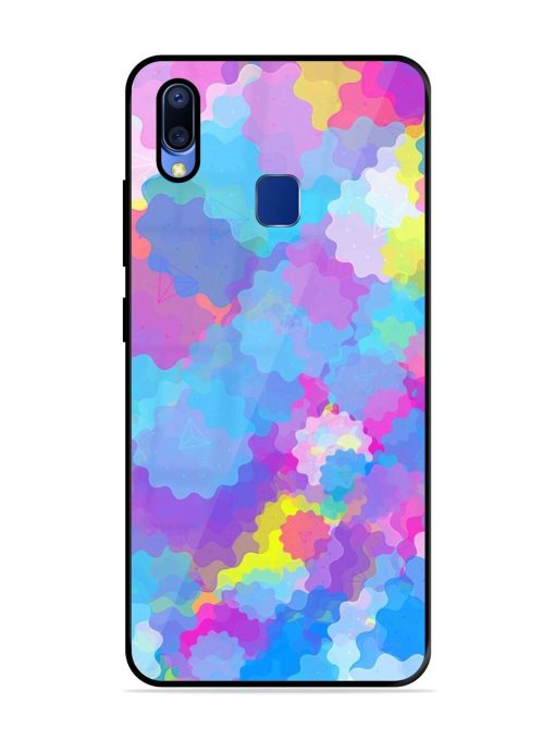 Psychedelic Cloud Burst Glossy Soft Edge Case for Vivo Y95 Chachhi