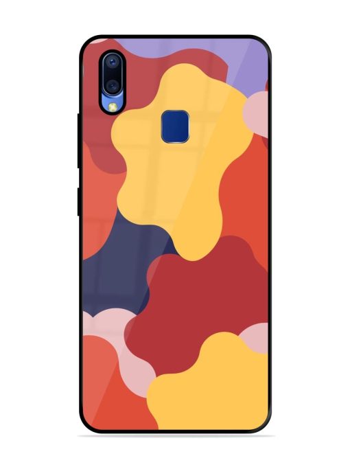 Gooey Color Chaos Glossy Soft Edge Case for Vivo Y95 Chachhi