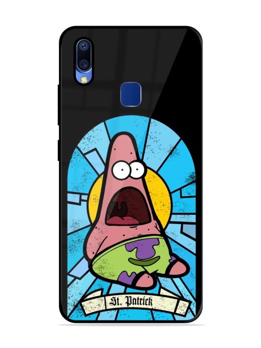 St. Patrick'S Day Stained Glass Patrick Star Glossy Soft Edge Case for Vivo Y95 Chachhi