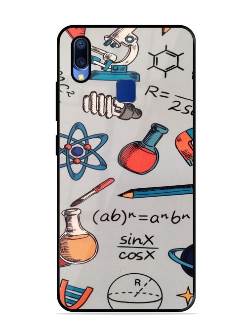 Science Doodle Delight Glossy Soft Edge Case for Vivo Y95