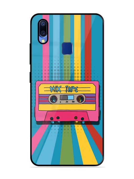 Retro Cassette Tapes Glossy Soft Edge Case for Vivo Y95 Chachhi