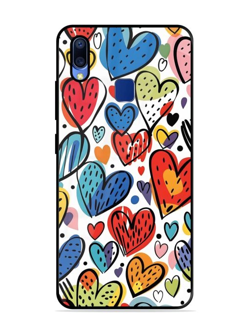 Heartfelt Harmony Glossy Soft Edge Case for Vivo Y95 Chachhi