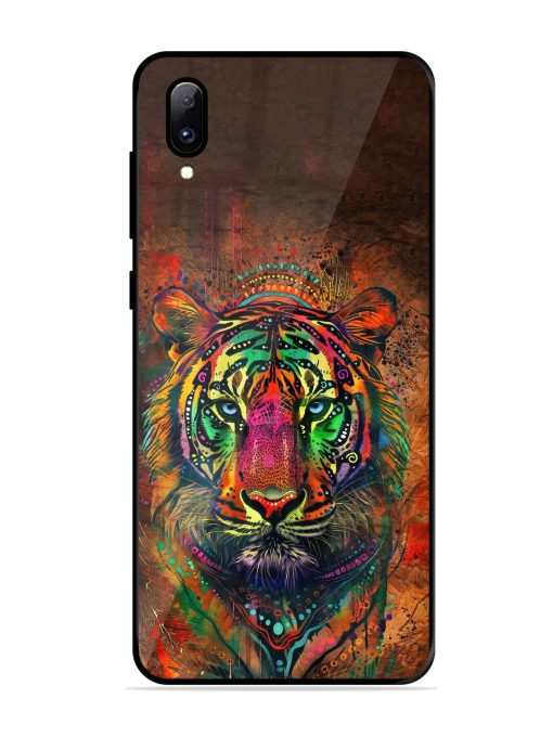 Cosmic Tiger Glossy Soft Edge Case for Vivo Y97 Chachhi