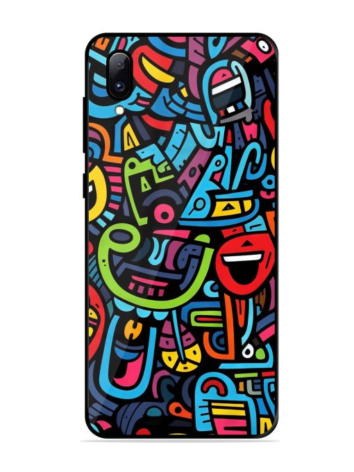 Doodlephoria Glossy Soft Edge Case for Vivo Y97 Chachhi