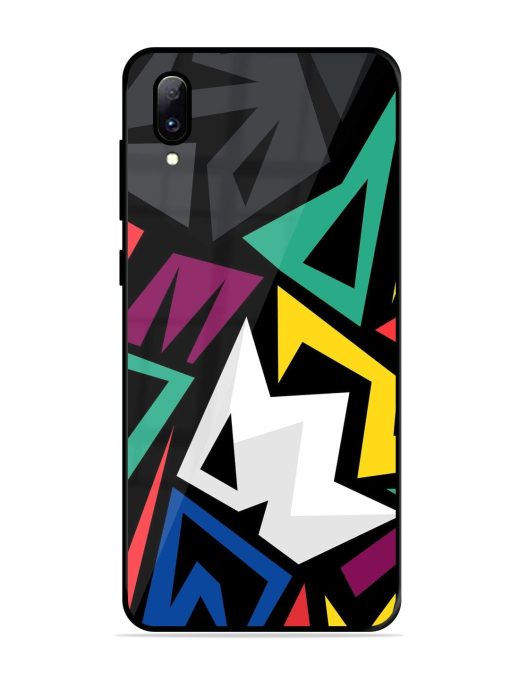 Chaotic Geometry Glossy Soft Edge Case for Vivo Y97 Chachhi