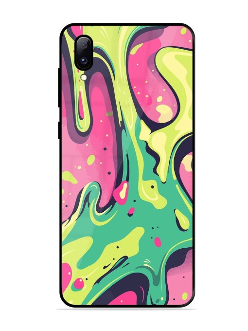 Gooey Grooves Glossy Soft Edge Case for Vivo Y97 Chachhi