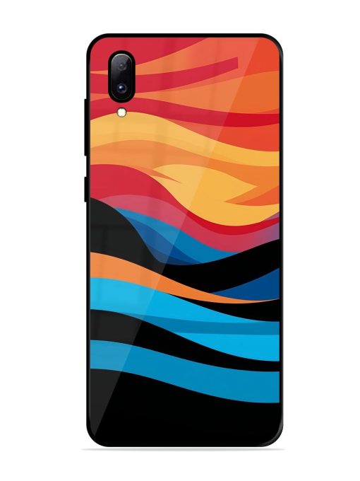 Blazing Currents Glossy Soft Edge Case for Vivo Y97 Chachhi