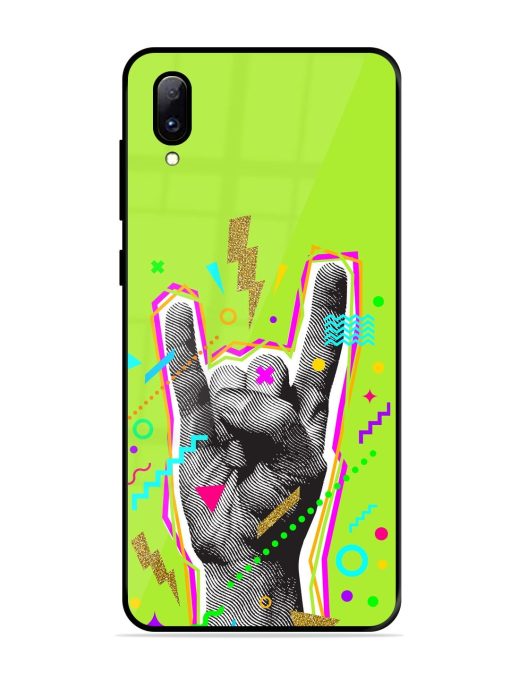 Neon Rock Glossy Soft Edge Case for Vivo Y97 Chachhi