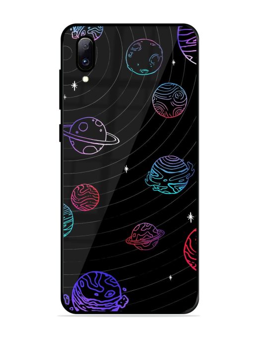 Cosmic Ballet Glossy Soft Edge Case for Vivo Y97 Chachhi