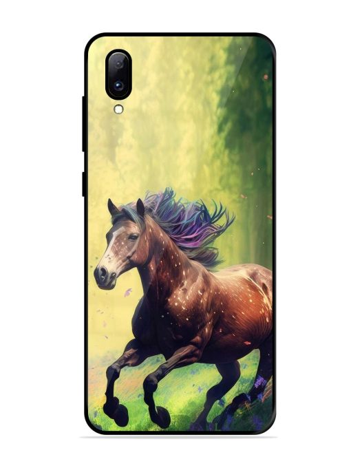 Enchanted Gallop Glossy Soft Edge Case for Vivo Y97 Chachhi