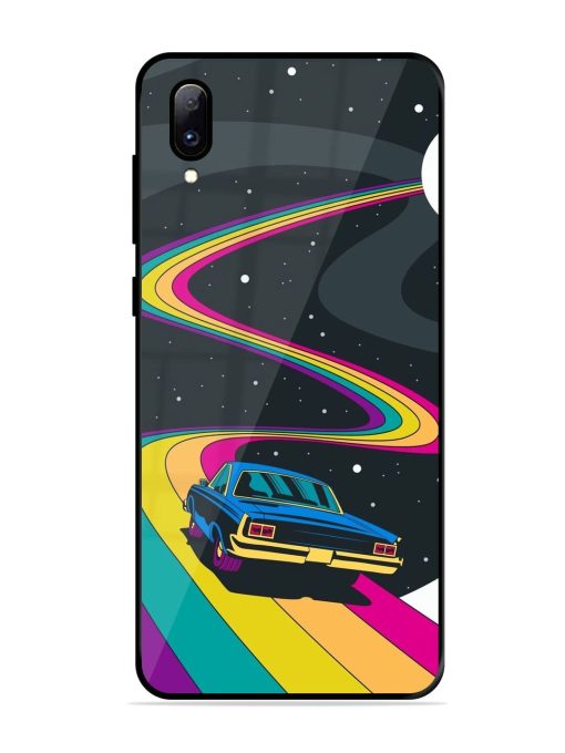 Rainbow Road Glossy Soft Edge Case for Vivo Y97 Chachhi