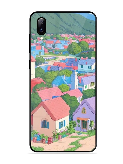 Pastel Paradise Glossy Soft Edge Case for Vivo Y97 Chachhi