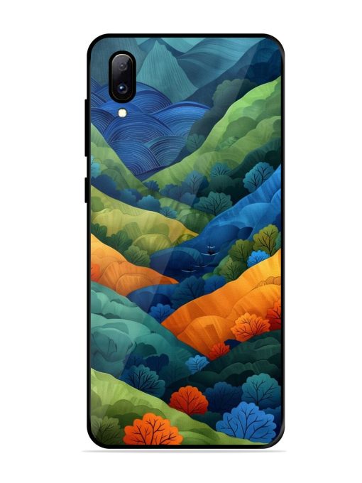 Serene Summits Glossy Soft Edge Case for Vivo Y97 Chachhi