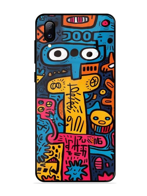 Doodletopia Glossy Soft Edge Case for Vivo Y97 Chachhi