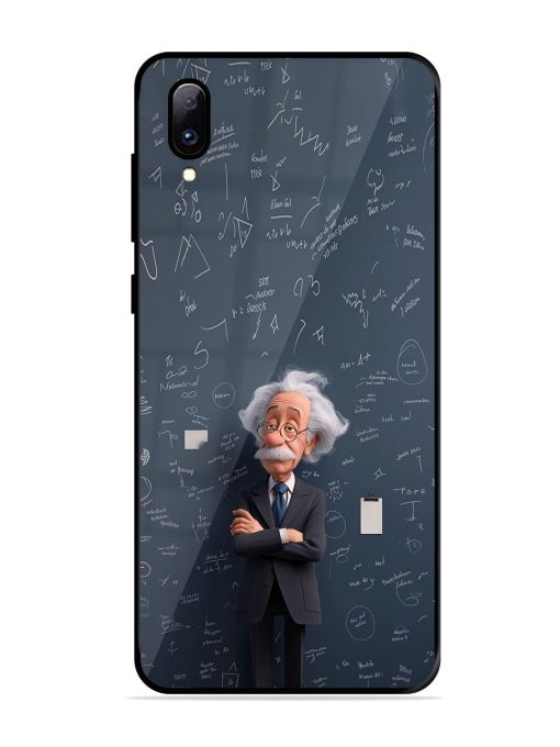 Albert Einstein Glossy Soft Edge Case for Vivo Y97 Chachhi