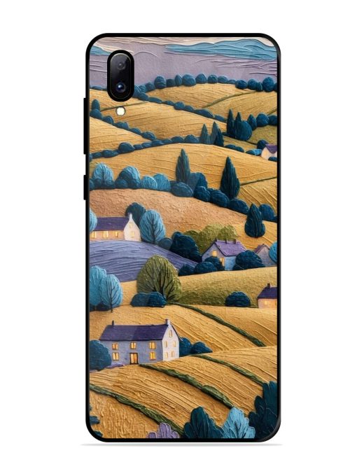 Rolling Hilltop Haven Glossy Soft Edge Case for Vivo Y97