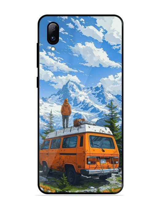 Mountaintop Solitude Glossy Soft Edge Case for Vivo Y97 Chachhi