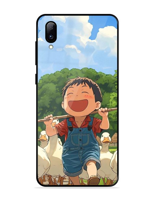 Duck Parade Glossy Soft Edge Case for Vivo Y97 Chachhi