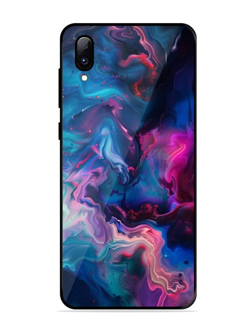 Cosmic Swirl Glossy Soft Edge Case for Vivo Y97 Chachhi