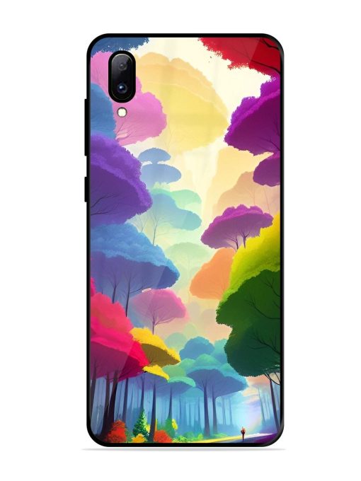 Rainbow Road Glossy Soft Edge Case for Vivo Y97 Chachhi