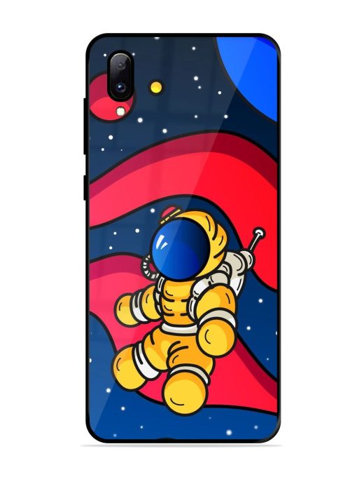 Cosmic Cruiser Glossy Soft Edge Case for Vivo Y97 Chachhi