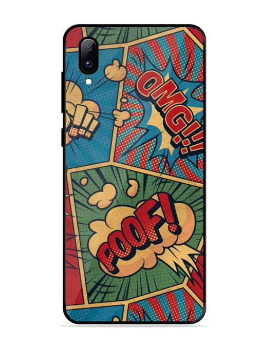 Comic Book Chaos Glossy Soft Edge Case for Vivo Y97 Chachhi