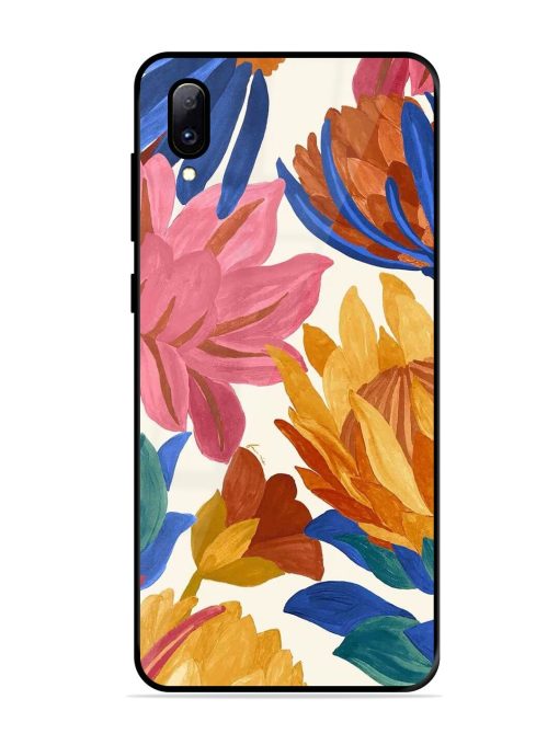 Blooming Tapestry Glossy Soft Edge Case for Vivo Y97 Chachhi