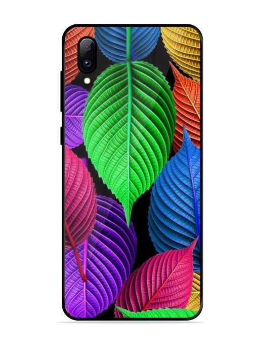 Rainbow Leaf Symphony Glossy Soft Edge Case for Vivo Y97 Chachhi