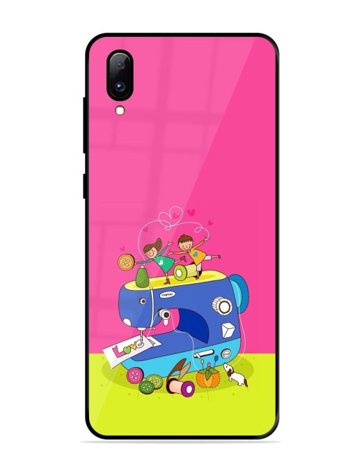 Sew Cute Glossy Soft Edge Case for Vivo Y97