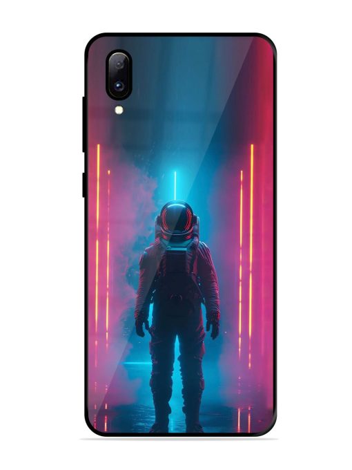 Neon Astronaut Glossy Soft Edge Case for Vivo Y97 Chachhi