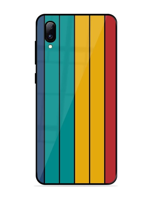 Retro Stripes Glossy Soft Edge Case for Vivo Y97