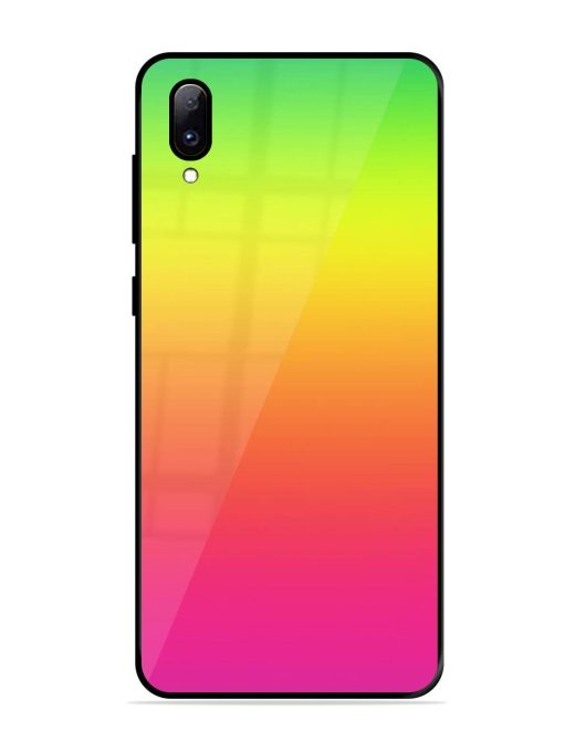 Rainbow Gradient Glossy Soft Edge Case for Vivo Y97 Chachhi