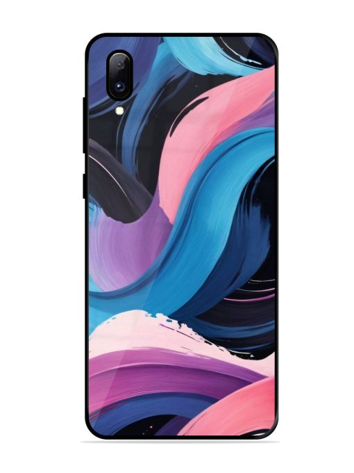 Whimsical Waves Glossy Soft Edge Case for Vivo Y97 Chachhi