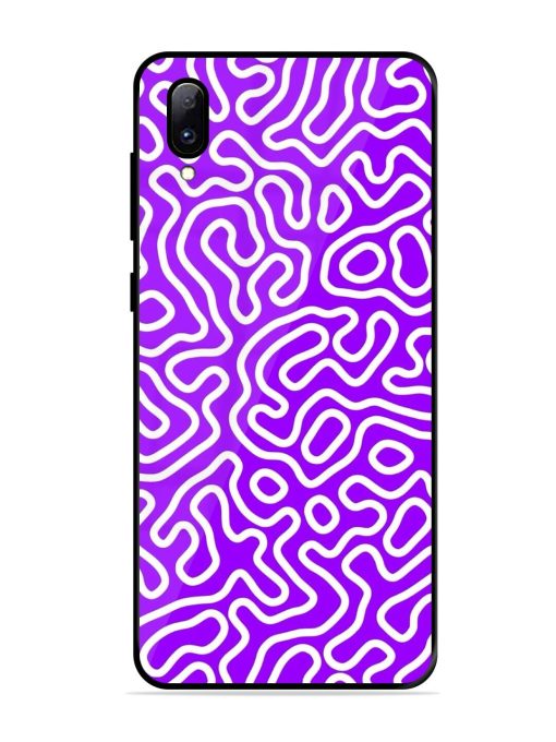 Wavy Wonder Glossy Soft Edge Case for Vivo Y97 Chachhi