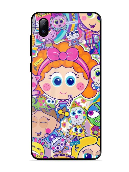 Distroller Friends Glossy Soft Edge Case for Vivo Y97 Chachhi