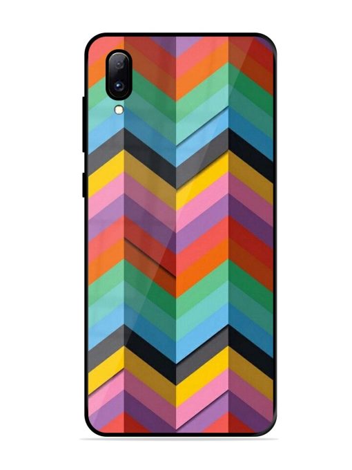 Colorful Zigzag Glossy Soft Edge Case for Vivo Y97 Chachhi