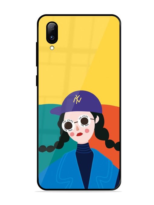 Starry-Eyed Girl Glossy Soft Edge Case for Vivo Y97