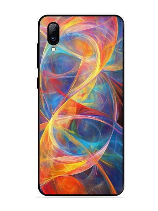 Cosmic Currents Glossy Soft Edge Case for Vivo Y97 Chachhi