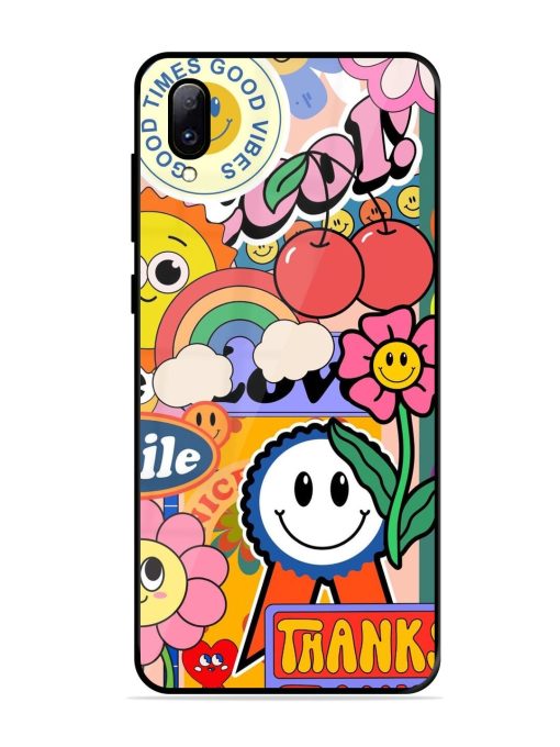 Good Times Good Vibes Glossy Soft Edge Case for Vivo Y97 Chachhi