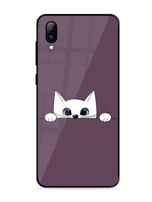 Peek-A-Boo Kitty Glossy Soft Edge Case for Vivo Y97 Chachhi