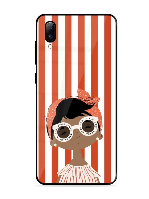 Girls Just Wanna Have Fun Glossy Soft Edge Case for Vivo Y97 Chachhi