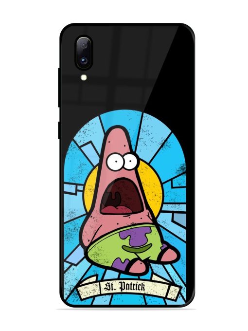 St. Patrick'S Day Stained Glass Patrick Star Glossy Soft Edge Case for Vivo Y97 Chachhi