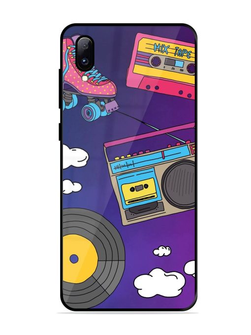 Retro Vibes Glossy Soft Edge Case for Vivo Y97 Chachhi