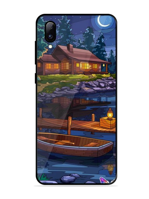 Moonlit Serenity Glossy Soft Edge Case for Vivo Y97 Chachhi