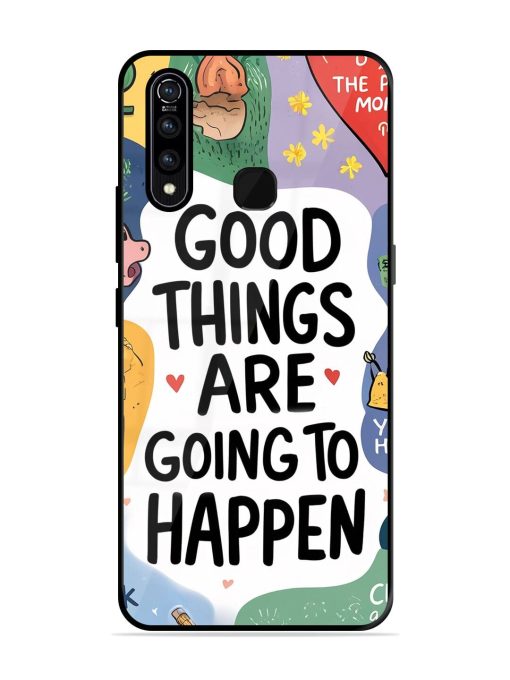 Uplifting Scribbles Glossy Soft Edge Case for Vivo Z1 Pro Chachhi